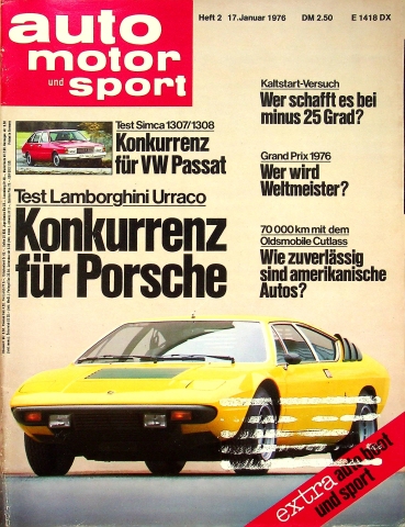 Deckblatt Auto Motor und Sport (02/1976)